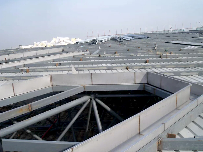 绥芬河安吉县体育馆网架