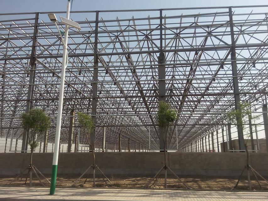 绥芬河汽车工业厂房网架